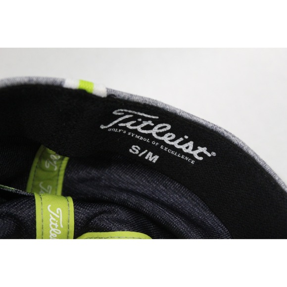 Titleist Golf Hat Cap Heather Gray Green Embroidered‎ Logo S/M - Picture 3 of 6